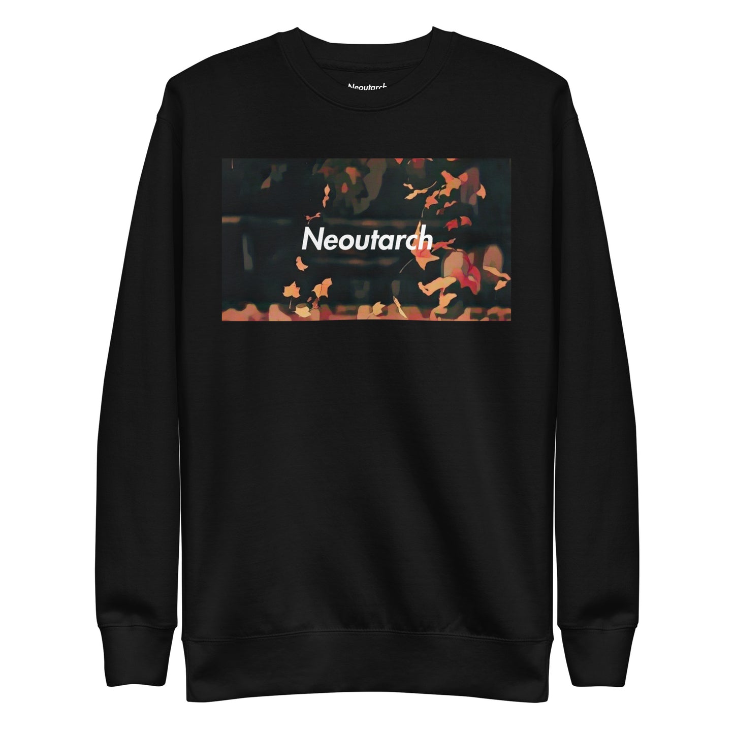 Logo Photo Sweatshirt Reeves Black