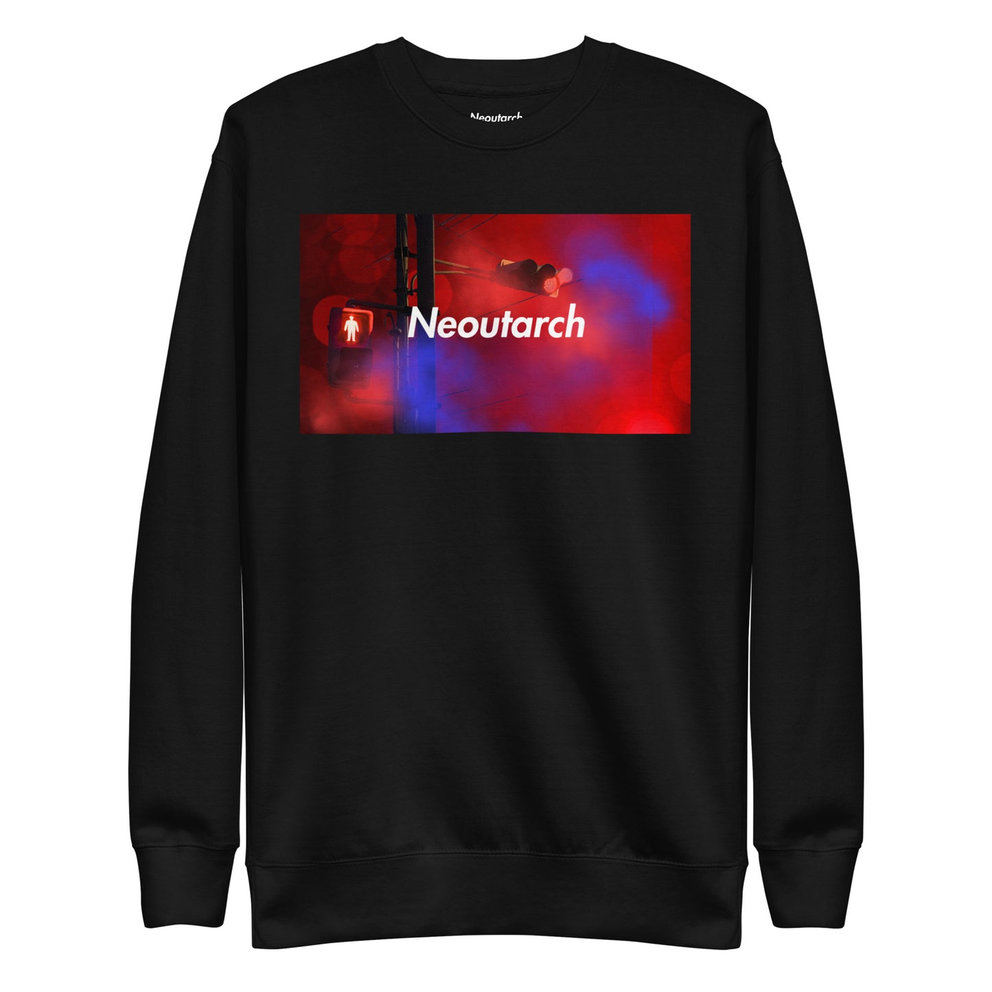 Logo Photo Sweatshirt Traffic Light Black