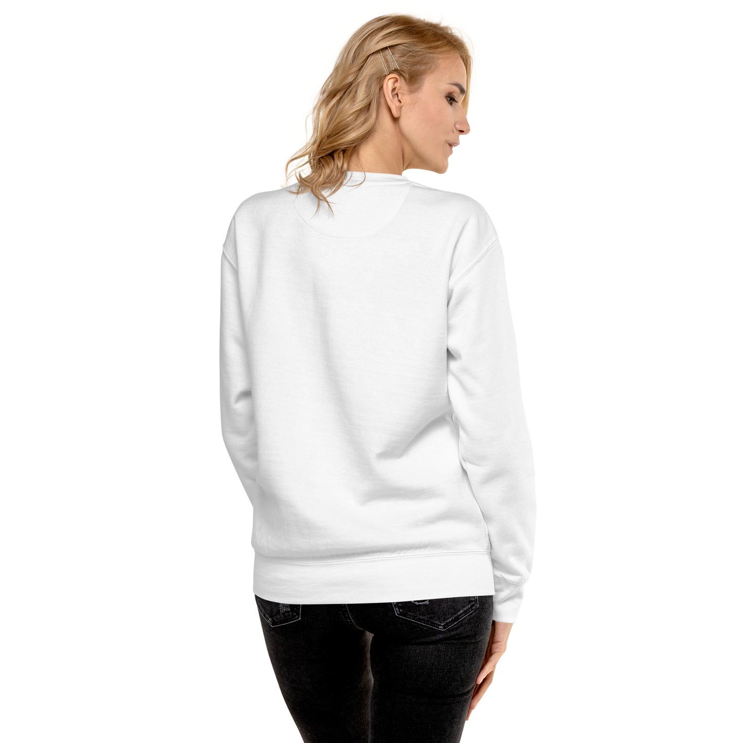 Logo Photo Sweatshirt Reeves White