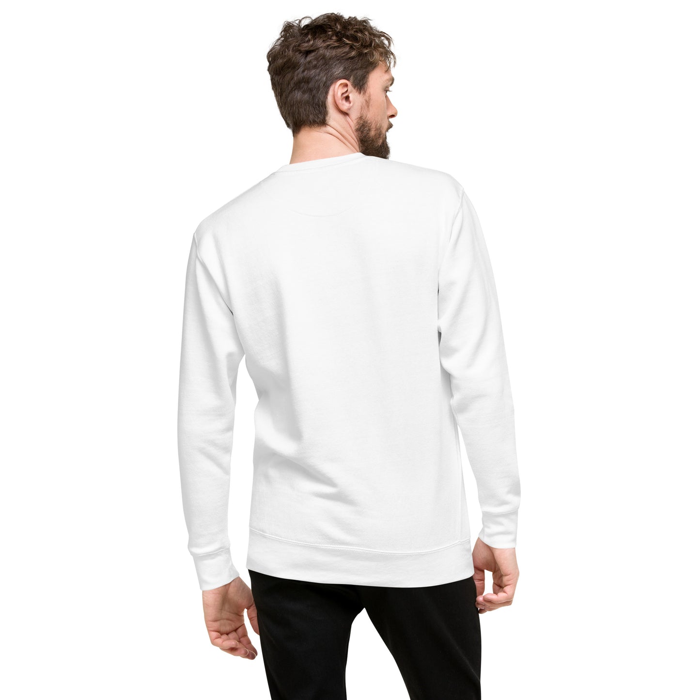 Logo Photo Sweatshirt Traffic Light White