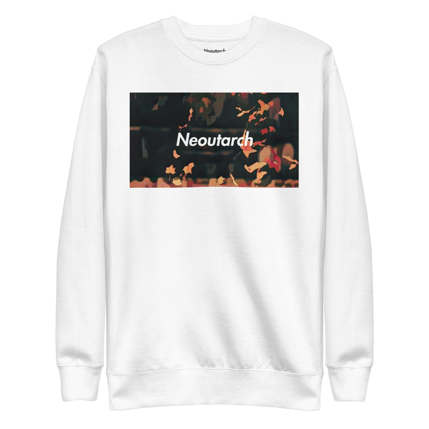 Logo Photo Sweatshirt Reeves White