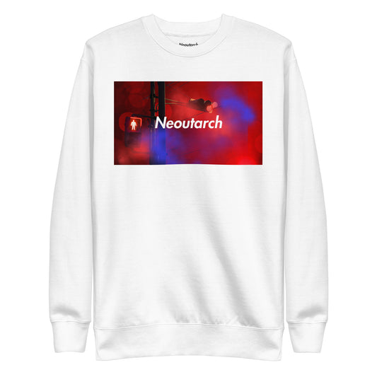 Logo Photo Sweatshirt Traffic Light White